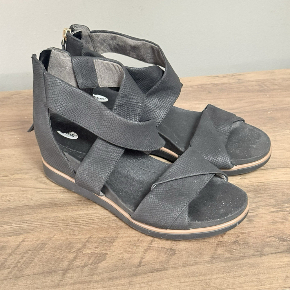 Dr. Scholl's Women's Golden Hour Ankle Strap Wedge Sandals 8.5